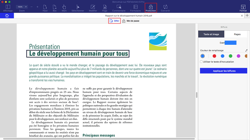 biffer pdf sur macos Mojave