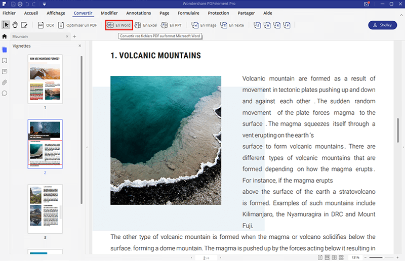 comment ouvrir pdf dans word