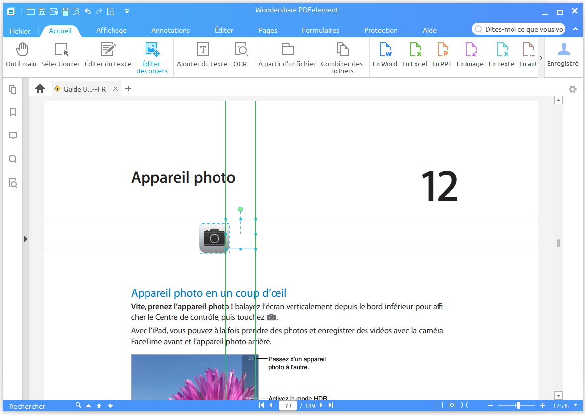 lignes de grille