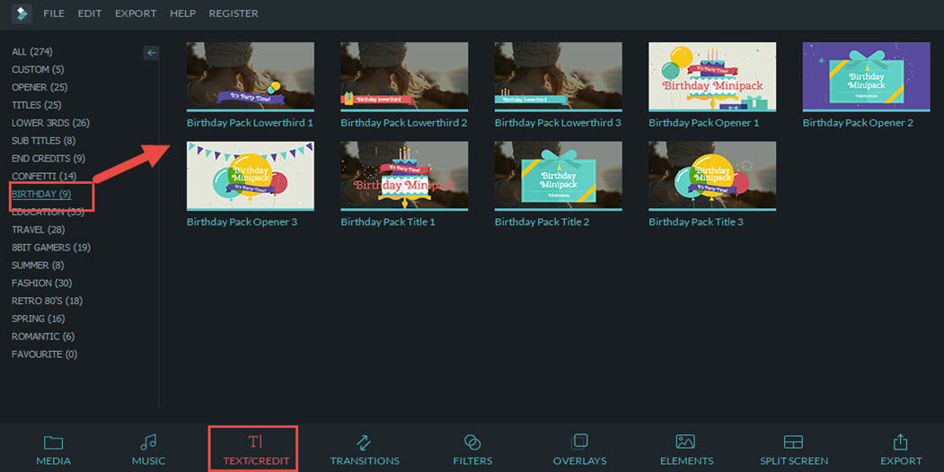 effet filmora gratuit