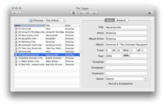 osx mp3 tag editor