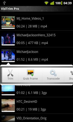 Applications de Montage Vidéo pour appareil Android