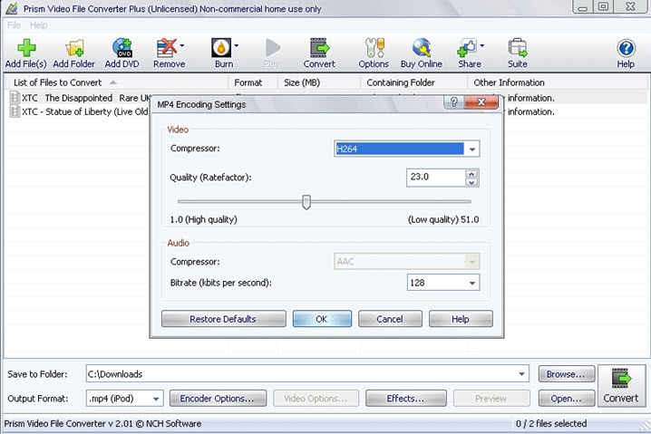 convertir mp4 en mpeg