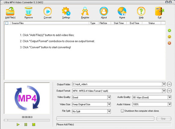 convertir mp4 en mpeg