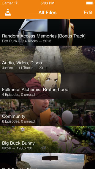 Vlc pour iOs
