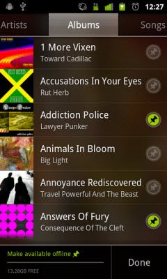 Application iphone musique hors connexion