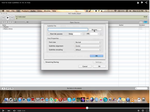 ajuster sous titres vlc mac